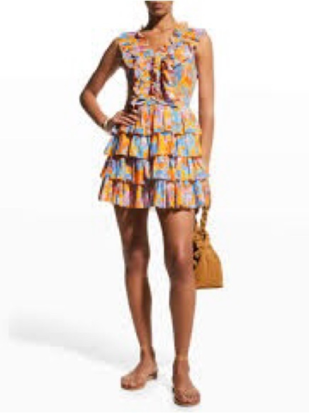 Love the Label Tiered Mini Dress Size M
